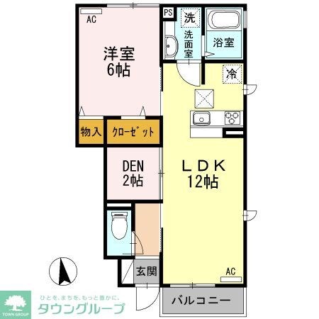 エーデルの物件間取画像