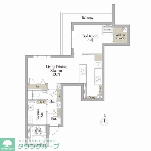 ポルタ ノビリスの物件間取画像