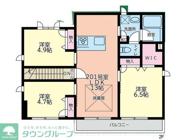 ハウスペンギンの物件間取画像
