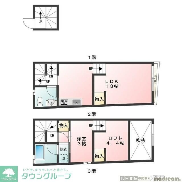 Recolte cinq(レコルトサンク)の物件間取画像