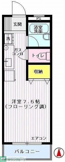 ドミトリー浅川の物件間取画像