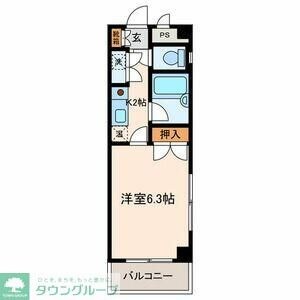 ビレッジコア八王子の物件間取画像