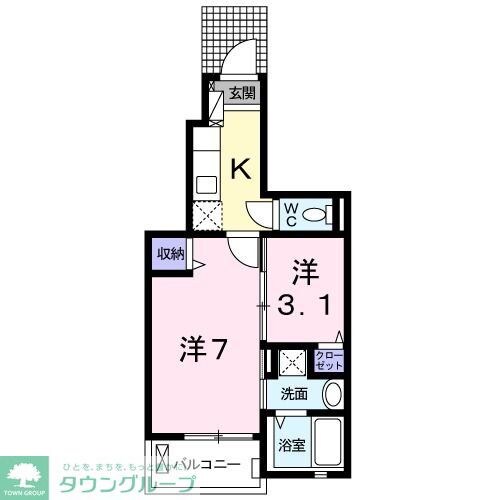 グランツェンの物件間取画像