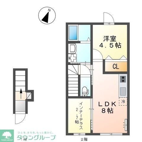 パレス北野の物件間取画像