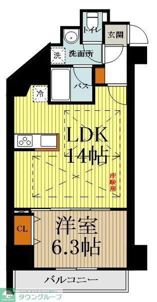 ラグゼナ八王子南町の物件間取画像