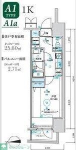 MAXIV八王子TREの物件間取画像