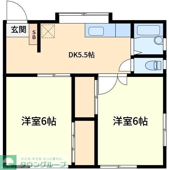 メゾン東中野の物件間取画像