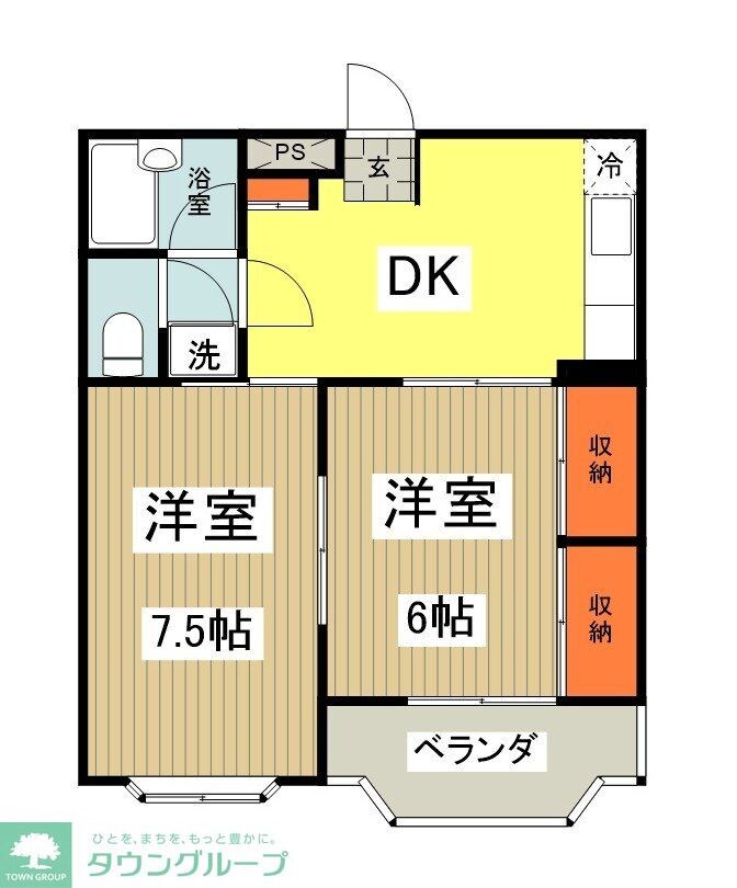 中澤マンションの物件間取画像