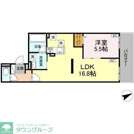 D-residence稲城の物件間取画像