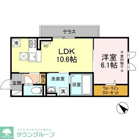 アグノス エーナの物件間取画像