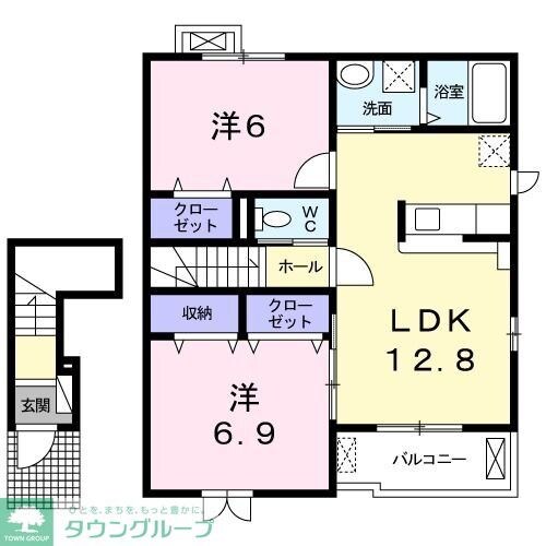 フルト モーアAの物件間取画像