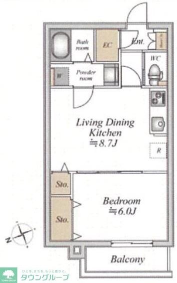 ザ・フォレスト立川の物件間取画像