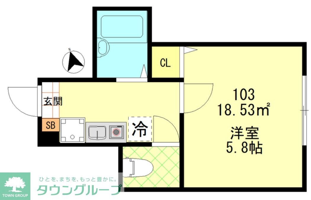 府中の森Twinkleの物件間取画像