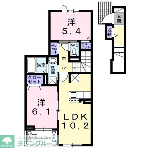 カーサ・エスカリエの物件間取画像