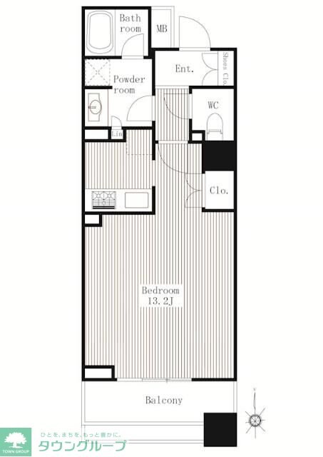 アクシア八王子の物件間取画像