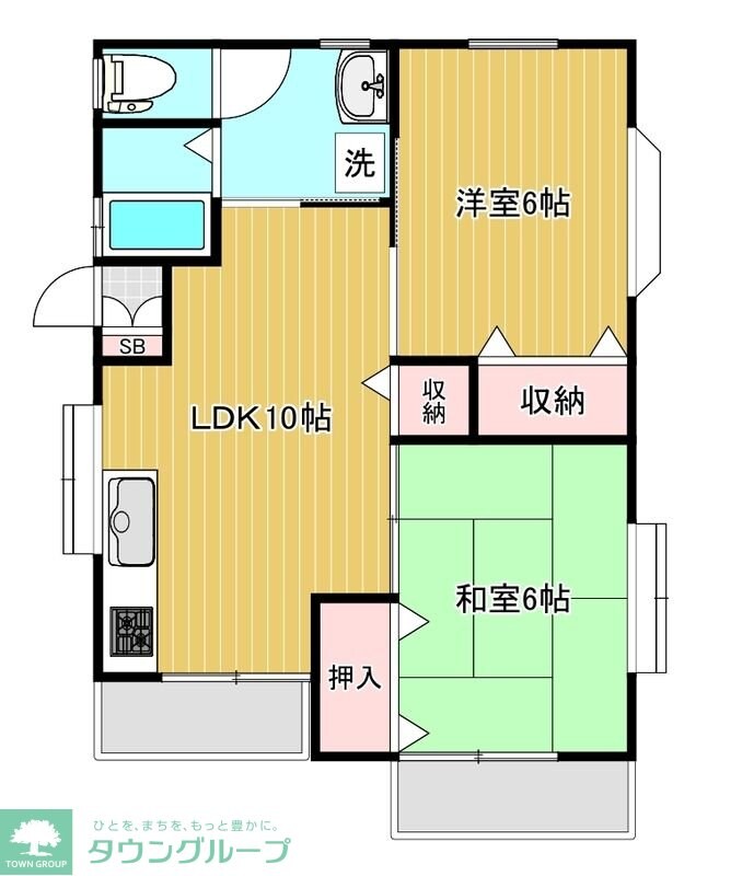 小林ハイツIIIの物件間取画像
