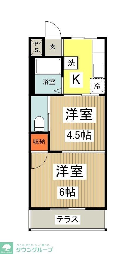 コーポホリトミの物件間取画像