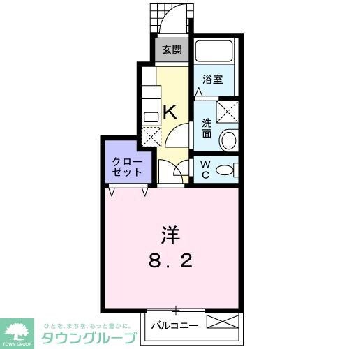 カトゥル セゾンの物件間取画像