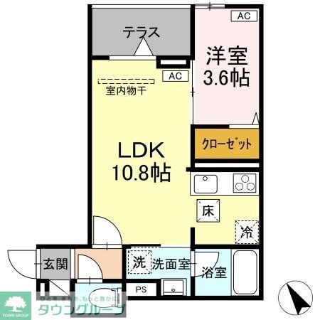 Asset-Court元横山町の物件間取画像