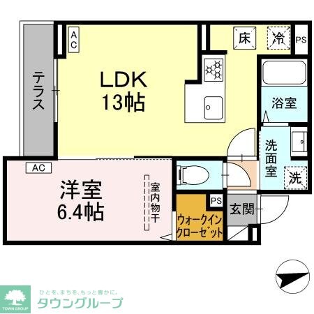 セレスティア祖師谷の物件間取画像