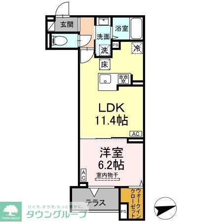 セレスティア祖師谷の物件間取画像