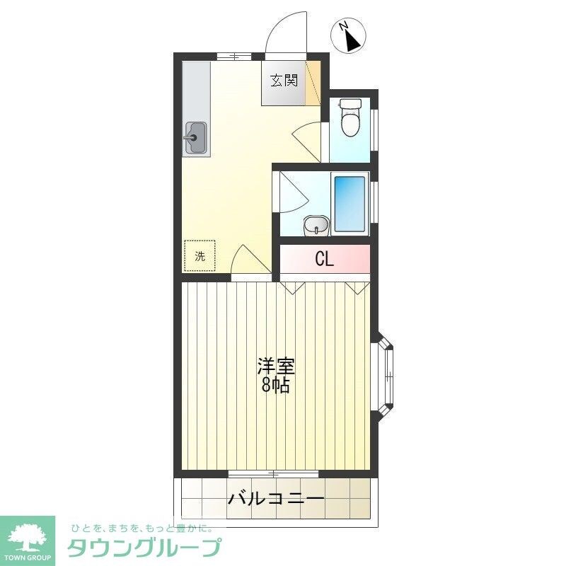 グリーン連蔵寺の物件間取画像