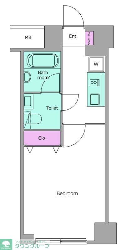 レジディア桜上水の物件間取画像