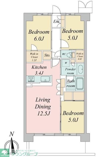 トラープランド蒼麗館の物件間取画像