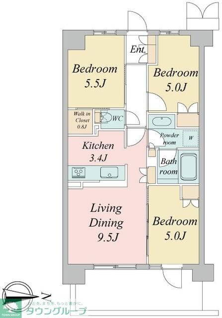 トラープランド蒼麗館の物件間取画像