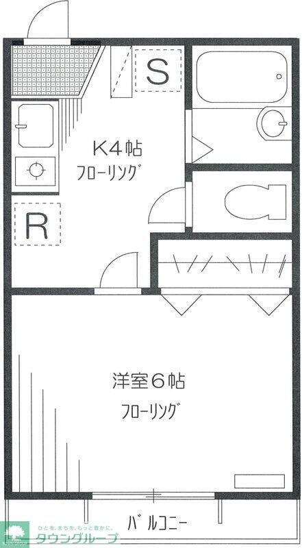 カルム下高井戸の物件間取画像