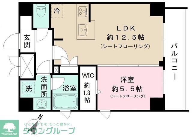 St.Luke’s浜田山の物件間取画像