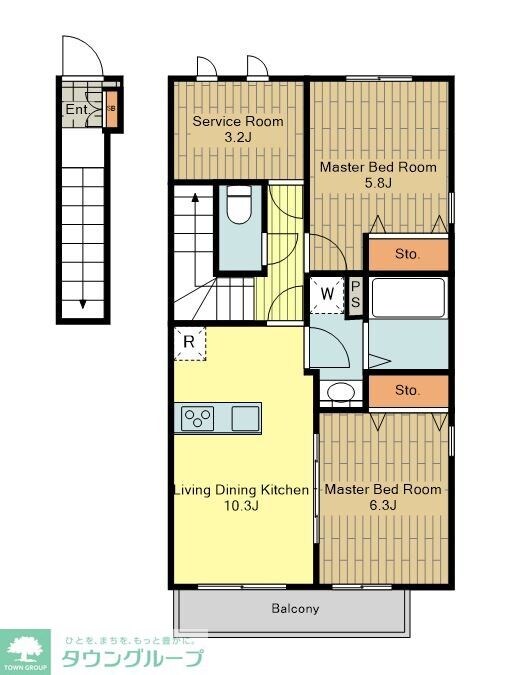 都の森IIの物件間取画像
