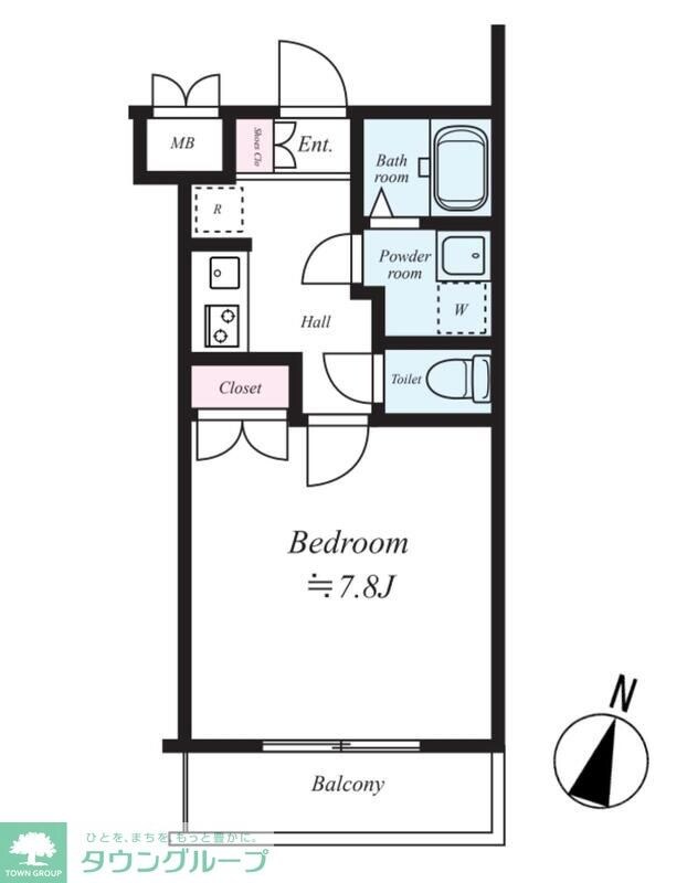 ラグジュアリーアパートメント砧の物件間取画像