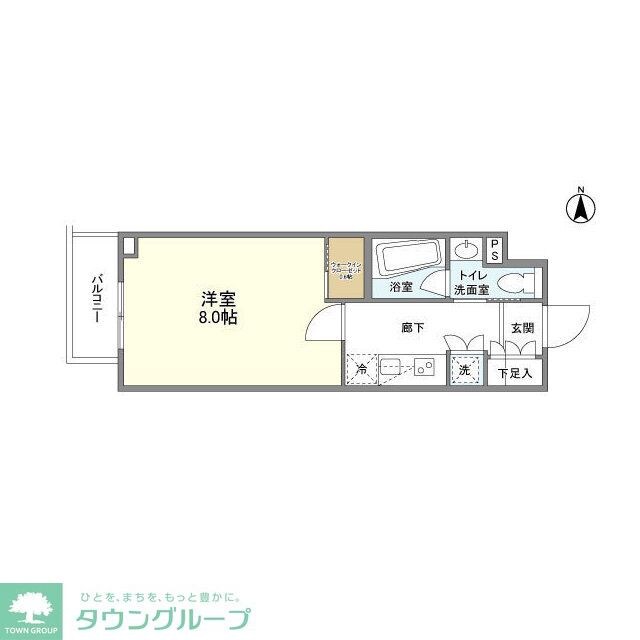 コンフォリア桜上水の物件間取画像