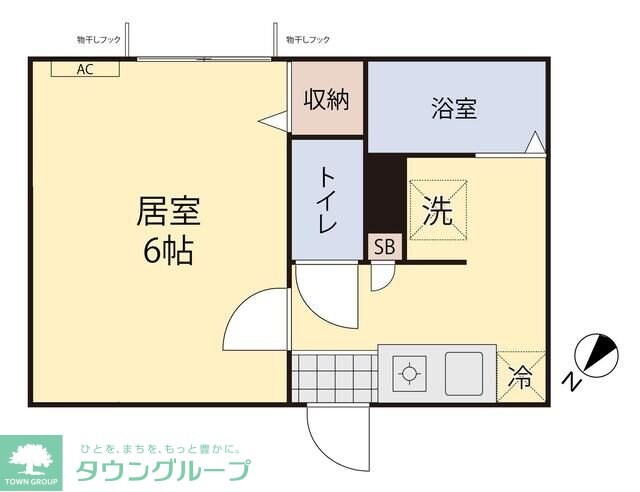 プライム朝日町の物件間取画像