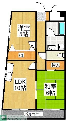 エクセル稲田の物件間取画像