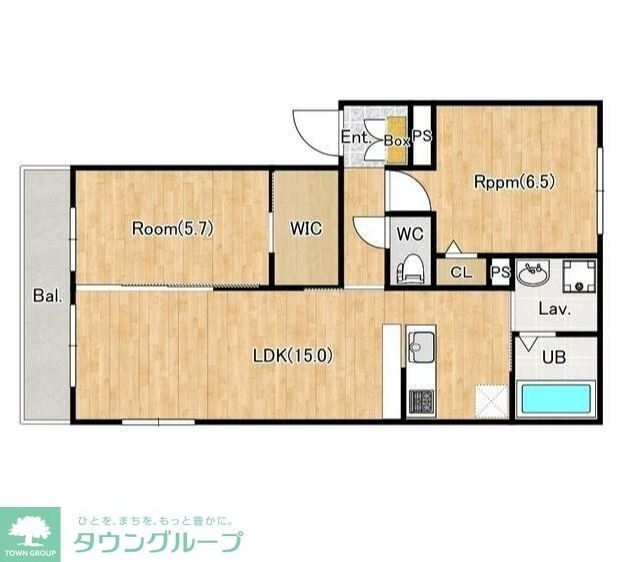 パークフロント府中美好町の物件間取画像