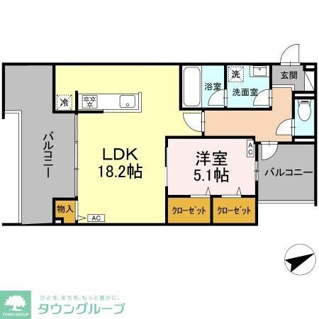 D-residence稲城の物件間取画像
