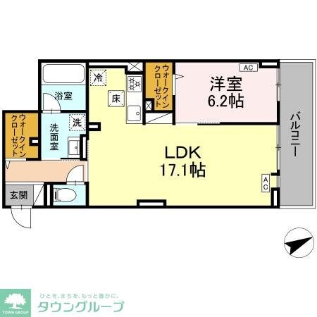 D-residence稲城の物件間取画像
