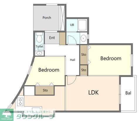 ヒルサイドイン国分寺の物件間取画像