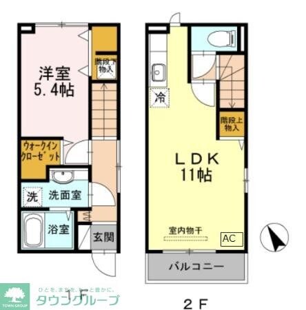 エバーグリーン栄の物件間取画像