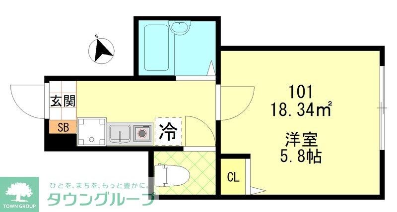 府中の森Twinkleの物件間取画像