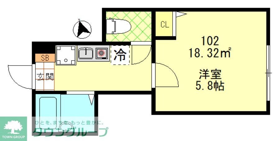 府中の森Twinkleの物件間取画像