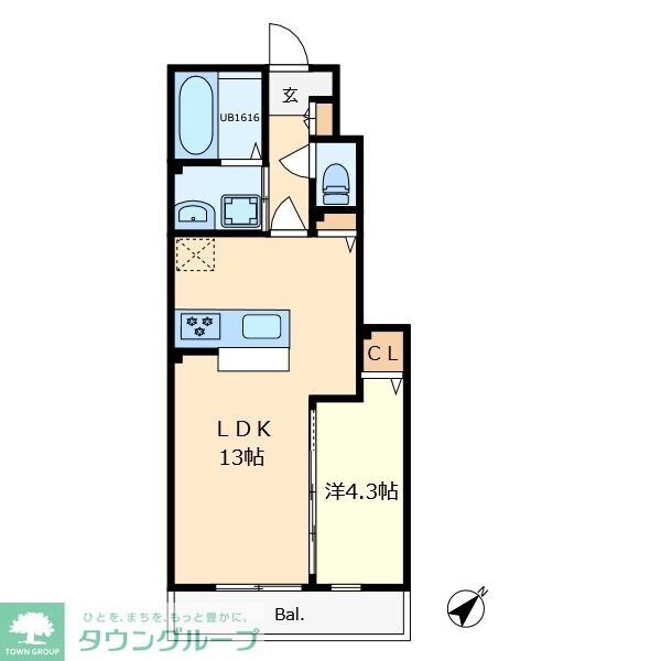 Sweet HomeIIの物件間取画像