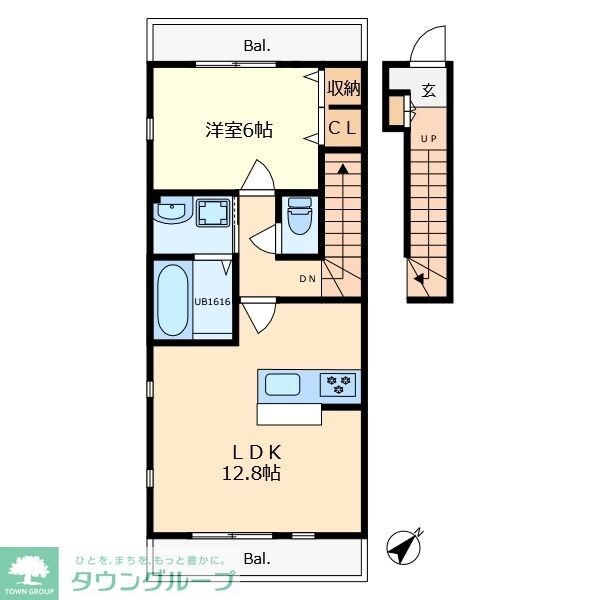 Sweet HomeIIの物件間取画像