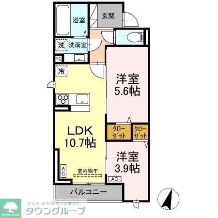 D-ROOM松木の物件間取画像