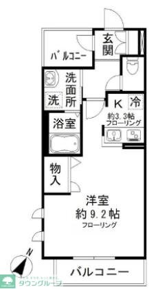 KIRIE MAISON国立(キリエマンションクニタチ)の物件間取画像