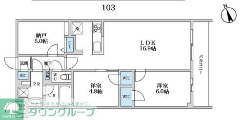 S-RESIDENCE富士見ヶ丘affordの物件間取画像