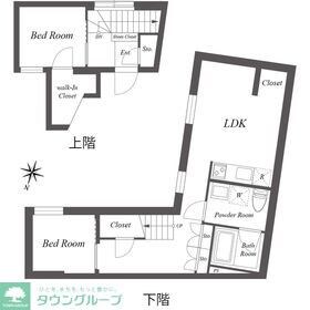 PASEO SANGENJAYA EAST WESTの物件間取画像