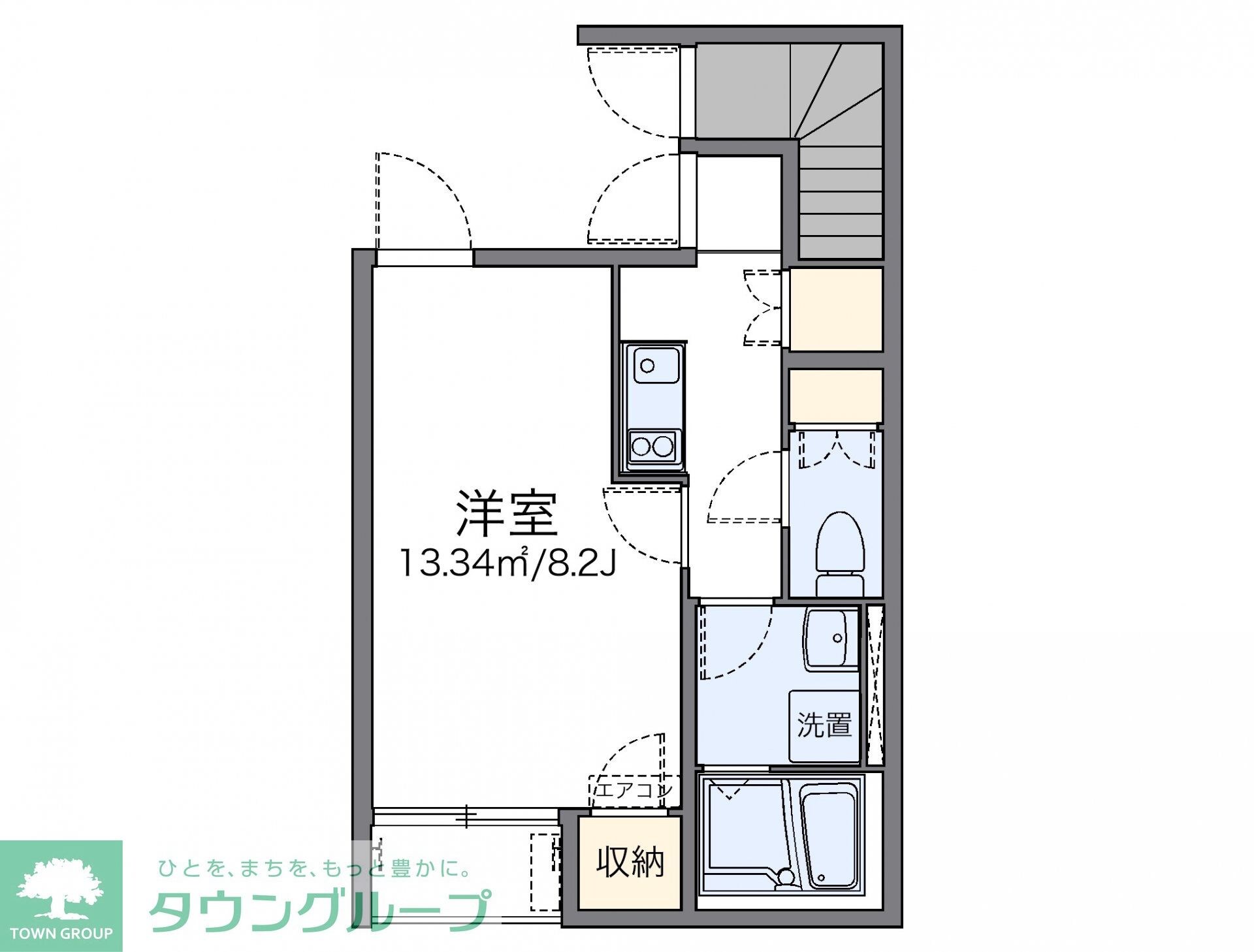 レオネクストレインボーヒルズの物件間取画像